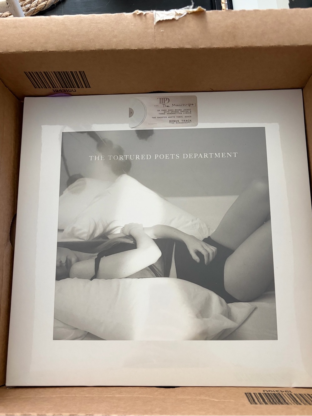 The Tortured Poets Department Vinyl LP - White